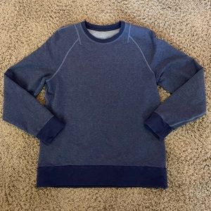 Lululemon Athletica light navy crew neck sweatshirt large